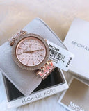 Michael Kors Darci Rose Gold Dial Rose Gold Steel Strap Watch for Women - MK3439