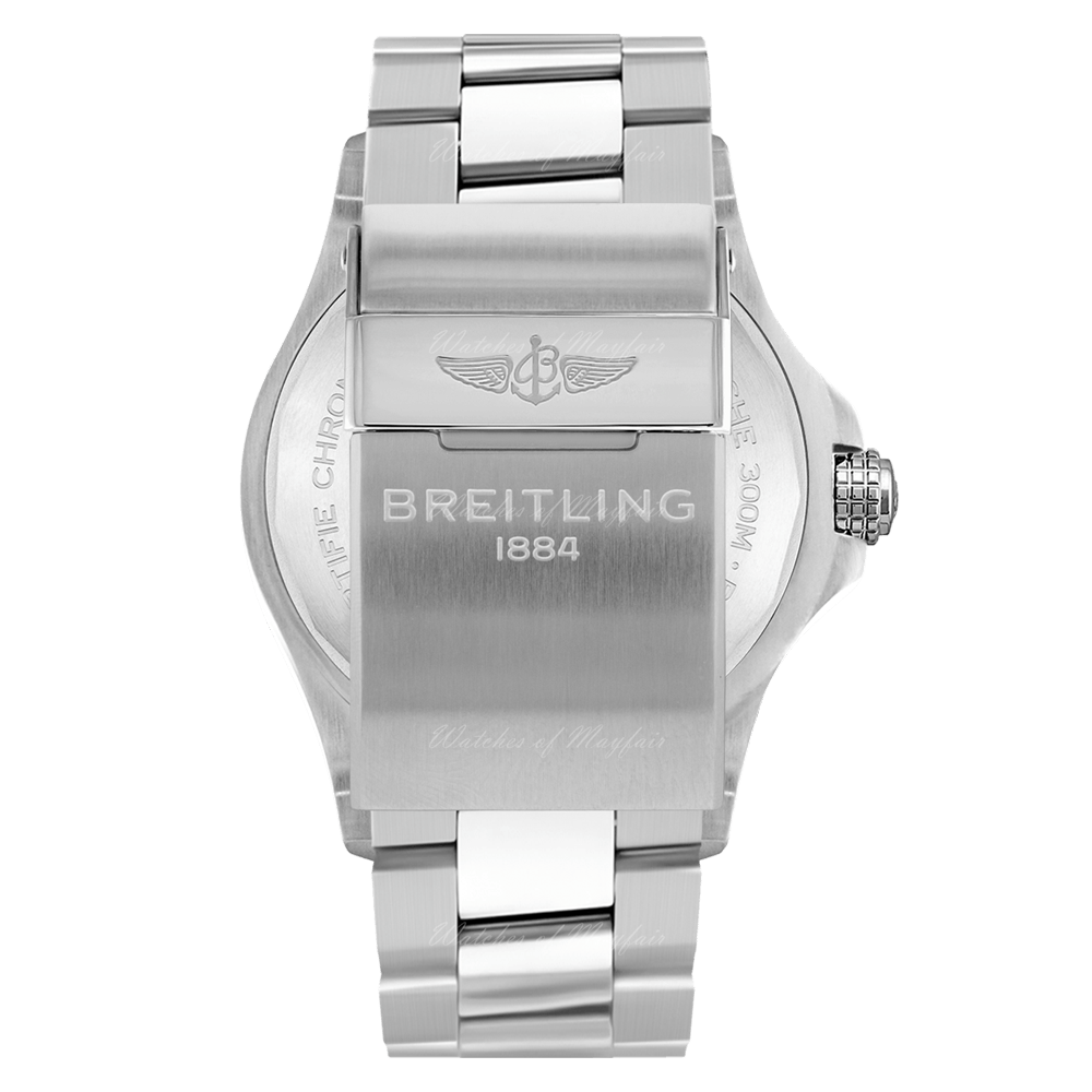 Breitling Avenger Automatic 43mm Blue Dial Silver Steel Strap Watch for Men - A17318101C1A1