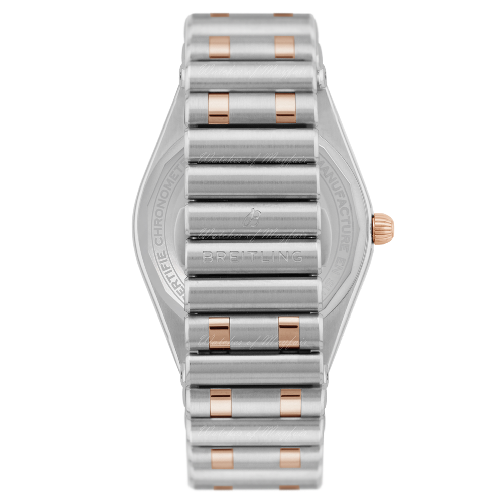 Breitling Chronomat 36 Mother of Pearl Dial Two Tone Steel Strap Watch for Women - U10380101A2U1