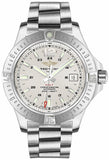 Breitling Colt Automatic 44mm A1738811/G791/173A Men's Watch – Silver Dial with Black Leather Strap