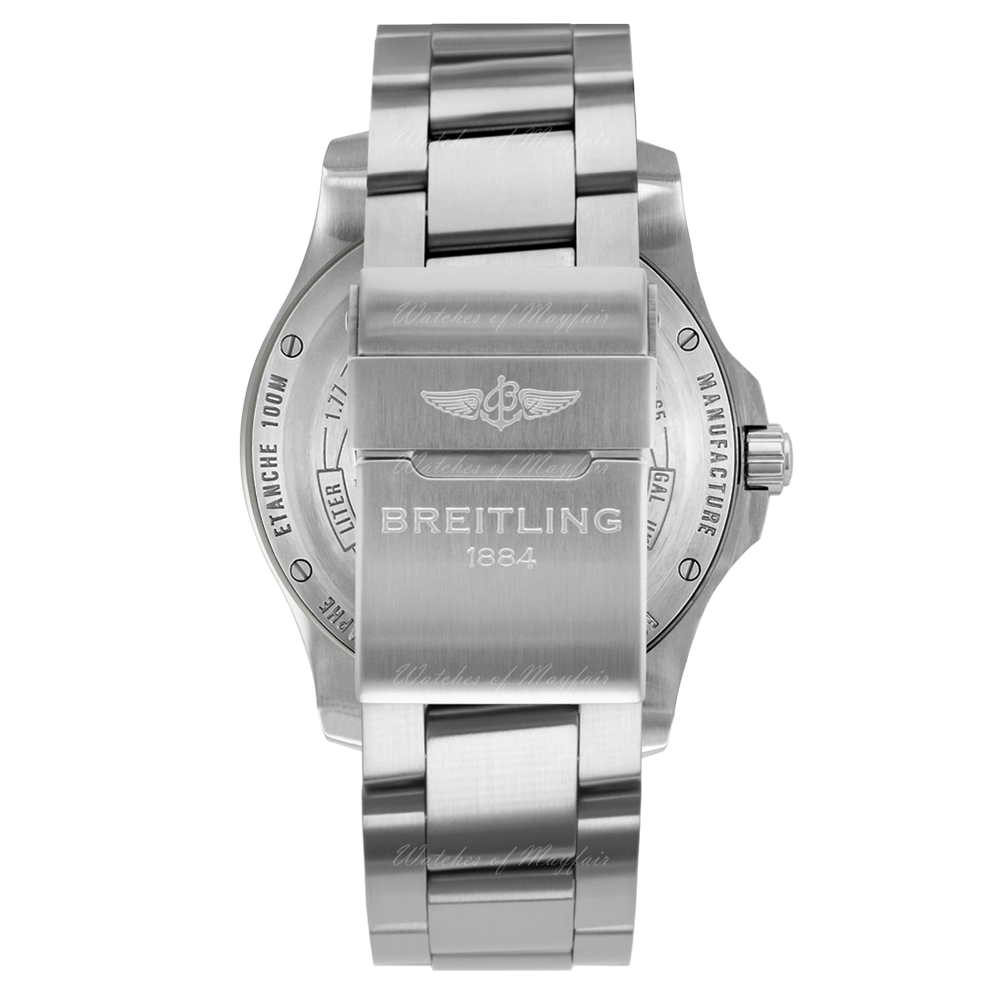 Breitling Aerospace Evo Black Dial Silver Steel Strap Watch for Men - E79363101B1E1