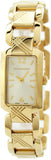 Burberry BU4213 Heritage Women's Watch – Silver Dial & Gold Steel Strap