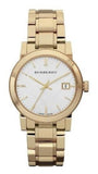 Burberry BU9103 The City Women’s Watch with White Dial & Gold Stainless Steel Strap