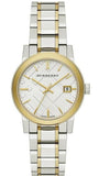 Burberry The City BU9115 Women’s Watch with White Dial & Two-Tone Steel Strap