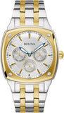 Bulova 98C142 Classic Multi-Function Men's Watch – Silver Dial & Two-Tone Steel Bracelet
