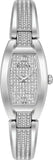Bulova 96L235 Crystal Collection Women's Watch – Silver Dial & Silver Steel Bracelet