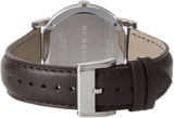 Burberry The City Gold Dial Brown Leather Strap Watch for Men - BU9011