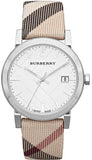 Burberry The City BU9113 Women’s Watch with White Dial & Brown Leather Strap