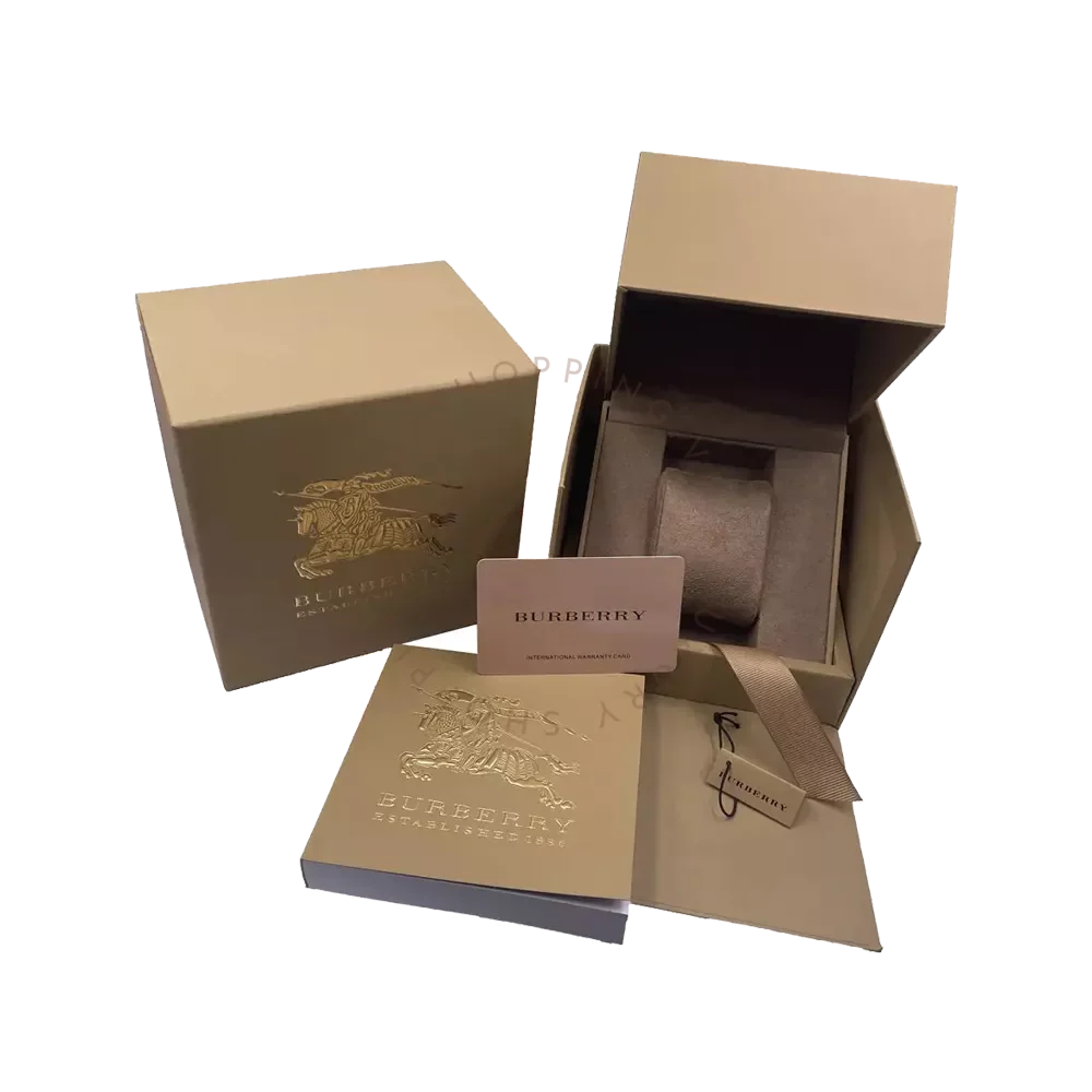 Burberry The Britain Blue Dial Blue Leather Strap Watch for Women - BBY1716