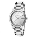Burberry The City White Dial Silver Steel Strap Watch for Women - BU9100