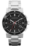 Burberry BU9380 The City Men's Watch – Black Dial & Silver Steel Strap
