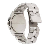 Marc Jacobs Blade Chronograph White Dial Silver Steel Strap Watch for Women - MBM3080