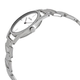 Calvin Klein Dainty Silver Dial Silver Steel Strap Watch for Women - K7L23146