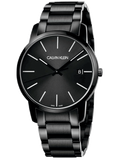 Calvin Klein K2G2G4B1 City Quartz Men's Watch – Black Dial with Black Stainless Steel Bracelet