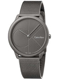 Calvin Klein K3M517P4 Minimal Men's Watch – Grey Dial & Grey Mesh Bracelet