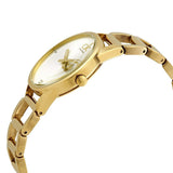 Calvin Klein Stately White Dial Gold Steel Strap Watch for Women - K3G2352W