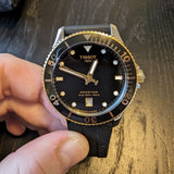 Tissot T120.410.27.051.00 Seastar 1000 Men’s Watch – Black Dial & Black Rubber Strap