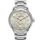 Burberry The Classic Silver Dial Silver Steel Strap Watch for Men - BU10004
