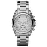 Michael Kors Blair Silver Dial Silver Steel Strap Watch for Women - MK5165