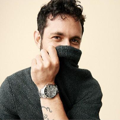 Fossil Grant Chronograph Black Dial Silver Steel Strap Watch for Men - FS4994