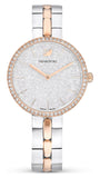 Swarovski 5644081 Cosmopolitan Crystals Women's Watch – Silver Dial & Two-Tone Steel Strap