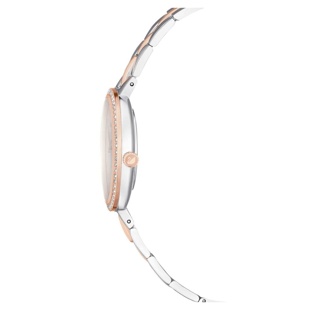 Swarovski Cosmopolitan Crystals Silver Dial Two Tone Steel Strap Watch for Women - 5644081
