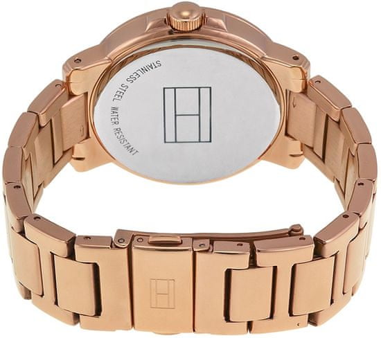 Tommy Hilfiger Bella Rose Gold Dial Rose Gold Steel Strap Watch for Women - 1781396
