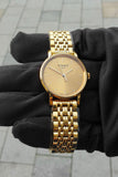 Tissot T Classic Everytime Desire Small Gold Dial Gold Mesh Bracelet Watch For Women - T109.210.33.021.00