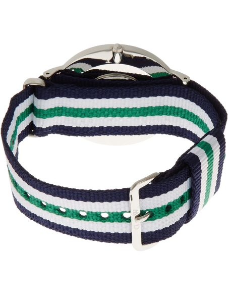 Daniel Wellington Classic Nottingham White Dial Two Tone NATO Strap Watch For Men - 0208DW