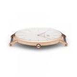 Daniel Wellington Classic Oxford White Dial Two Tone NATO Strap Watch For Men - DW00100001