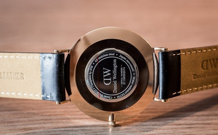 Daniel Wellington DW00100127 Classic Sheffield Men's Watch – Black Dial & Black Leather Strap