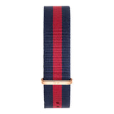 Daniel Wellington Classic Oxford White Dial Two Tone NATO Strap Watch For Men - DW00100001