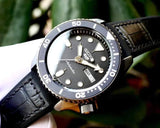 Seiko 5 Sports SRPD65K3 Automatic Men's Watch – Black Dial & Black Silicone Strap