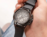 Guess GW0423G3 Matrix Multifunction Men’s Watch – Grey Dial & Grey Rubber Strap