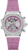 Guess GW0553L1 Fusion Chronograph Women’s Watch – Pink Dial & Pink Leather Strap