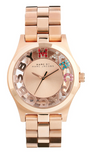 Marc Jacobs Henry Skeleton Rose Gold Dial Rose Gold Steel Strap Watch for Women - MBM3264