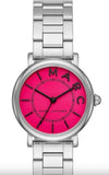 Marc Jacobs Roxy Pink Dial Silver Steel Strap Watch for Women - MJ3528