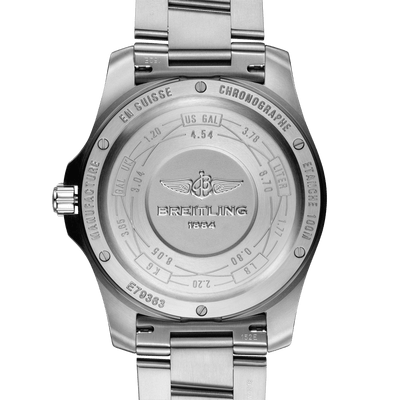 Breitling Aerospace Evo Black Dial Silver Steel Strap Watch for Men - E79363101B1E1