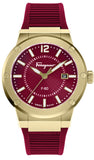 Salvatore Ferragamo SFHY02422 F-80 Men's Watch – Red Dial & Red Rubber Strap