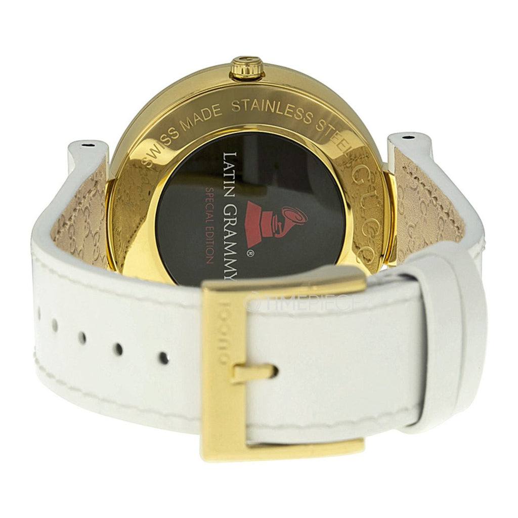 Gucci Interlocking Latin Grammy Special Edition Gold Watch For Women - YA133313