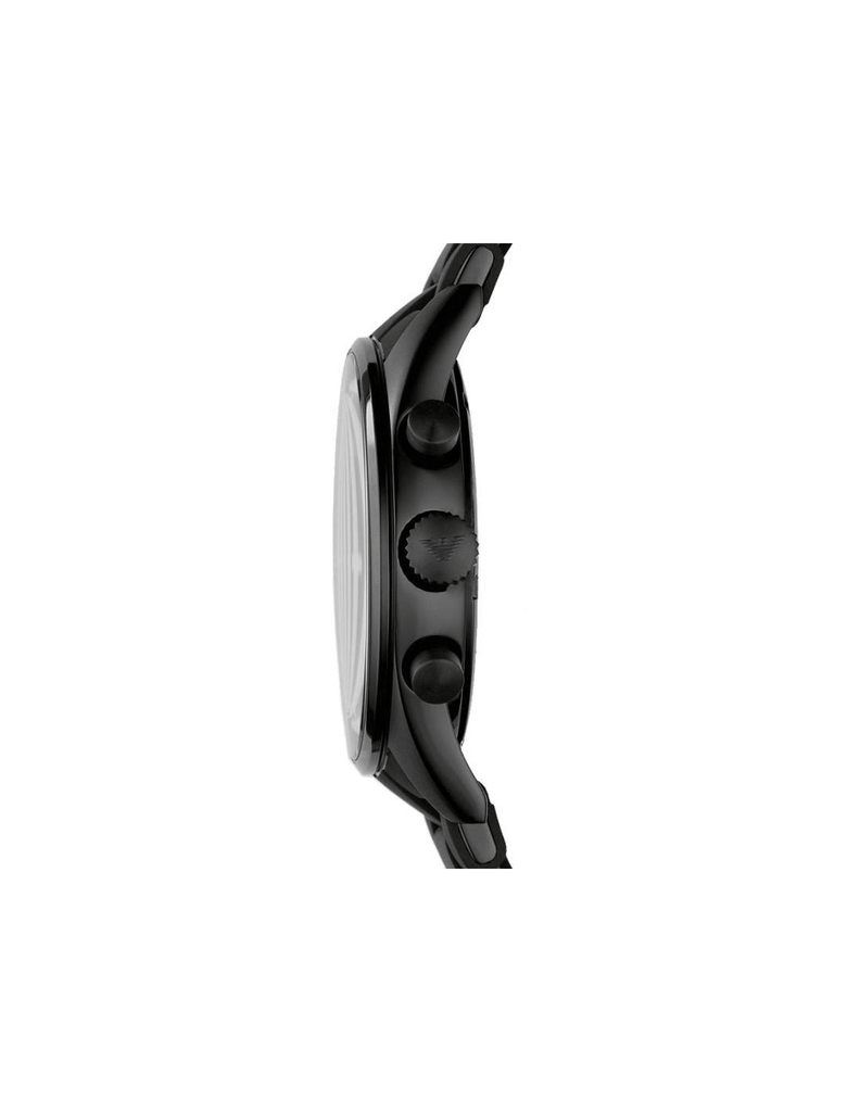 Emporio Armani Sportivo Chronograph Blue Dial Black Strap Watch For Men - AR5921