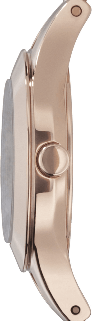 Emporio Armani Chiara Analog White Dial Rose Gold Steel Strap Watch For Women - AR7329