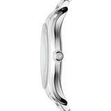 Emporio Armani Valente Quartz Black Dial Silver Steel Strap Watch For Men - AR11086