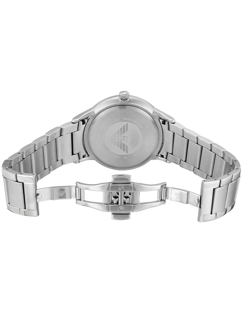 Emporio Armani Renato Blue Dial Silver Steel Strap Watch For Men - AR2472