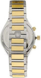 Maserati Stile Chronograph White Dial Two Tone Steel Strap Watch For Men - R8873642009
