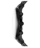 Fossil Goodwin Chronograph Black Dial Black Steel Strap Watch for Men - FS5413