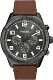 Fossil BQ2800 Brox Multifunction Men’s Watch – Grey Dial & Brown Leather Strap