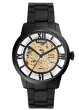 Fossil ME3197 Townsman Automatic Skeleton Men’s Watch – Black Dial with Black Stainless Steel Strap