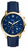 Fossil FS5789 The Minimalist 3H Analog Men’s Watch – Blue Dial & Blue Leather Strap