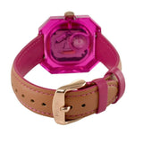 Fossil Candy White Dial Brown Leather Strap Watch for Women - ES3539